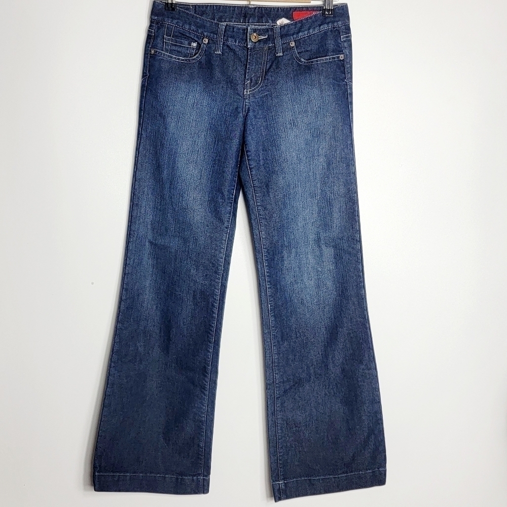 X2 Quality Denim Washing Wide Leg Women's Jeans